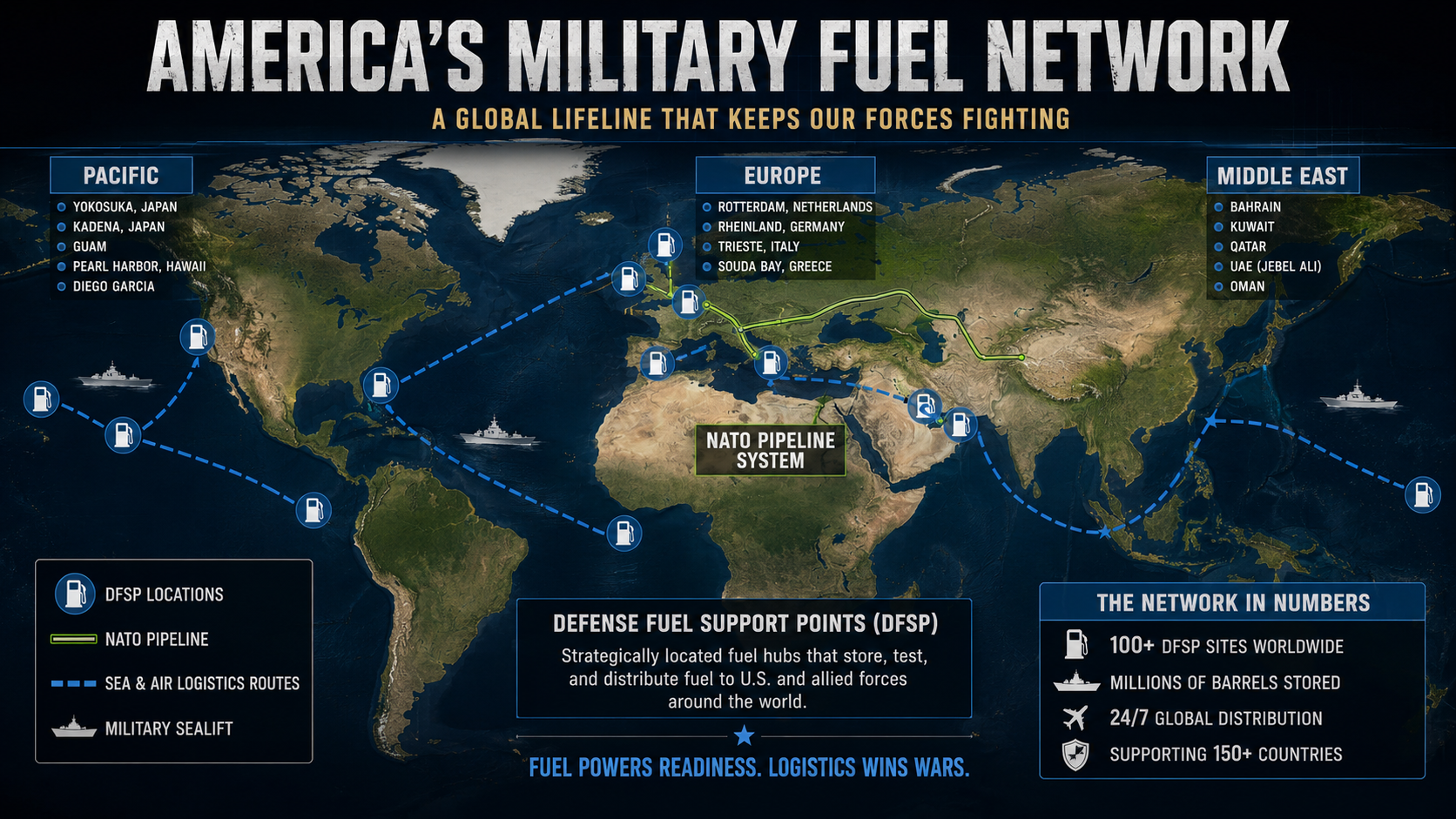 America's Vast Military Fuel Network
