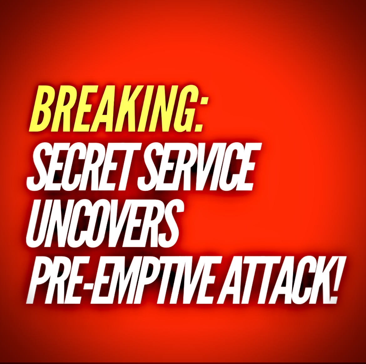 Secret Service Uncovers Evidence of a Pre-Emptive Attack